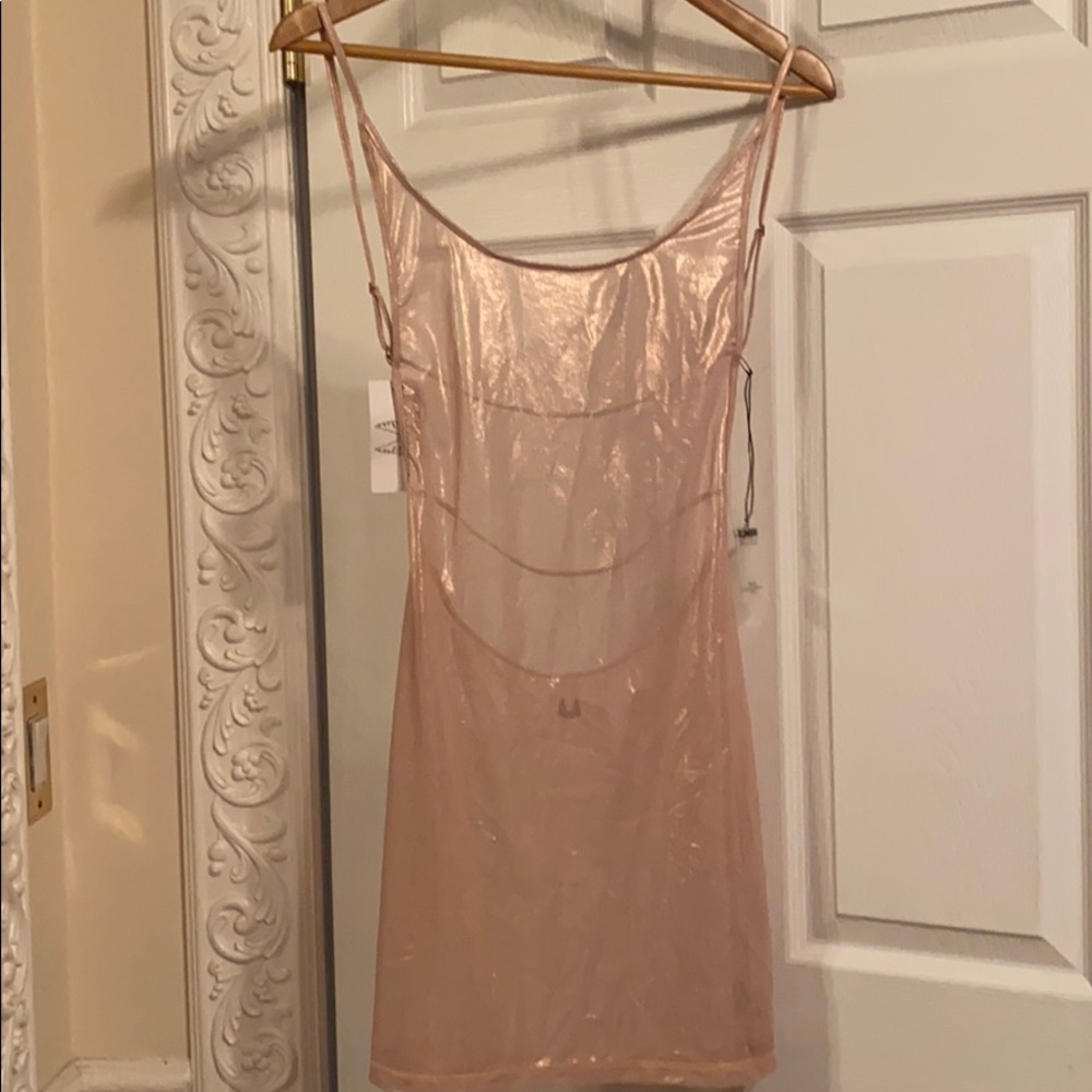 Minimale Animale Sheer Pink Swim Coverup